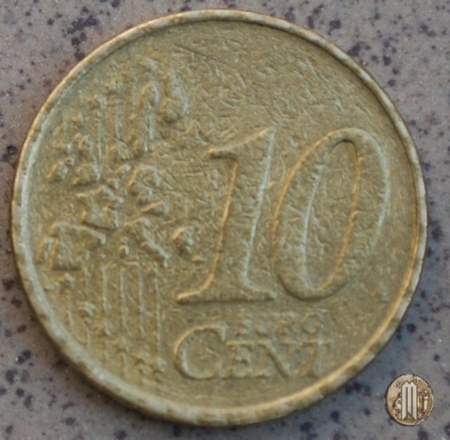 10 centesimi di Euro 2000 (Utrecht)