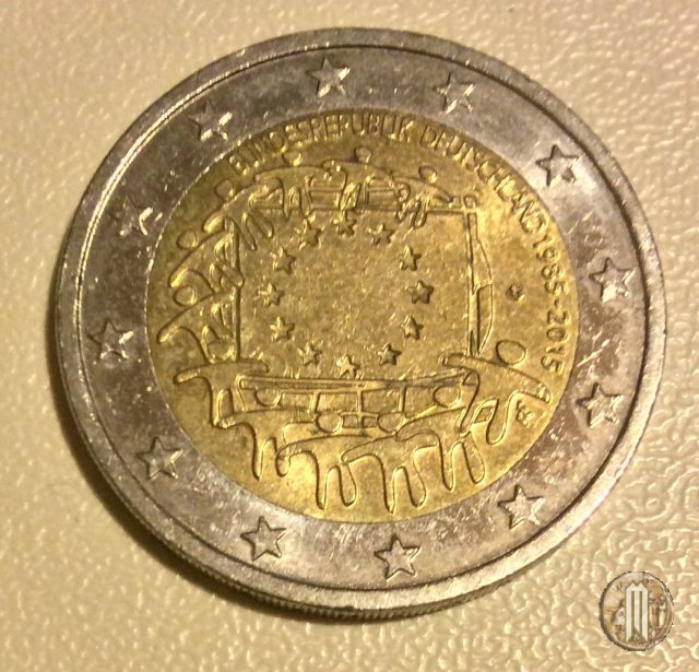 2 Euro 2015 30° Anniversario della bandiera europea 2015