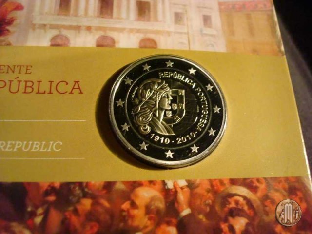 2 Euro 2010 100° Anniversario della Repubblica Portoghese 2010 (Lisbona)