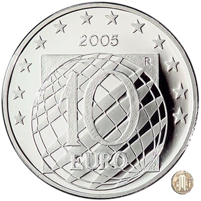 10 Euro 2005 Pace e Libertà in Europa 2005 (Roma)