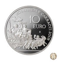 10 Euro 2009 400° Ann. scom. Annibale Carracci 2009 (Roma)