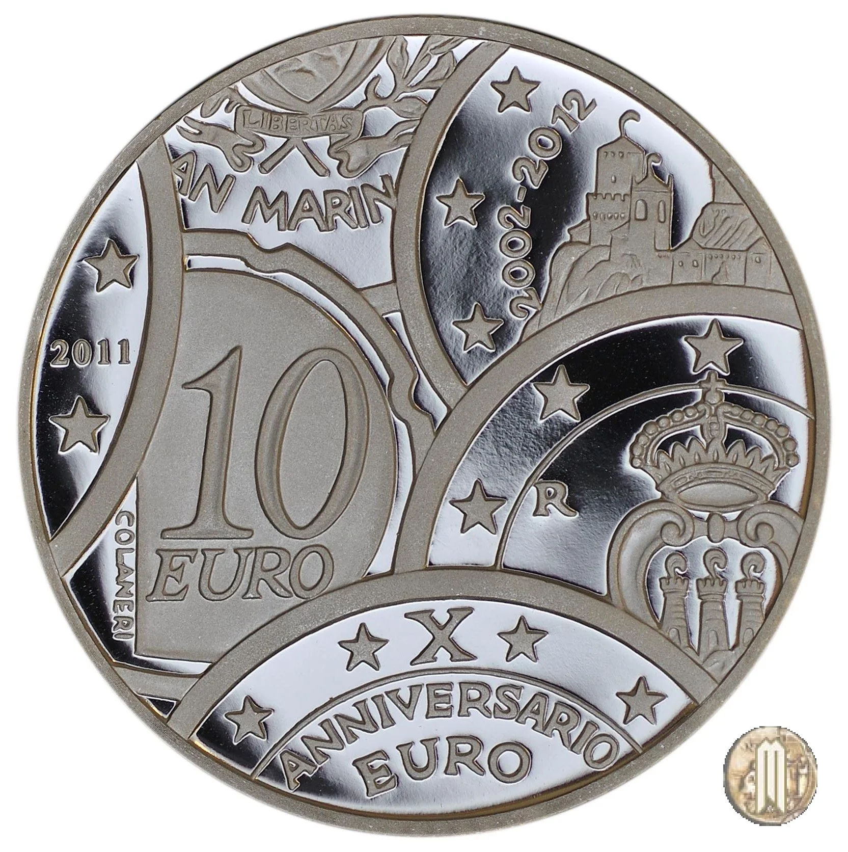 10 Euro 2011 10&deg; Ann. Euro 2011 (Roma)