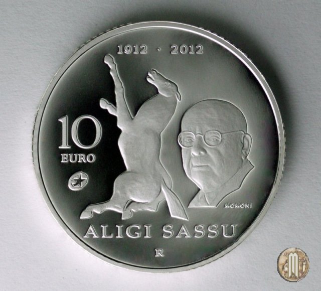 10 Euro 2012 100° Ann. nascita Aligi Sassu 2012 (Roma)