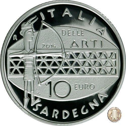 10 Euro 2016 Italia delle Arti - Sardegna 2016 (Roma)