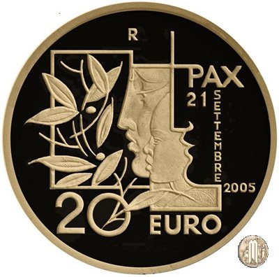 20 Euro 2005 Giornata Internazionale della Pace 2005 (Roma)