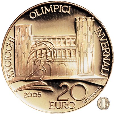 20 Euro 2005 XX Olimpiadi Invernali Torino 2006 - I em. 2005 (Roma)