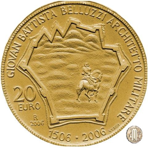 20 Euro 2006 500° ann. nasc. G. B. Belluzzi 2006 (Roma)