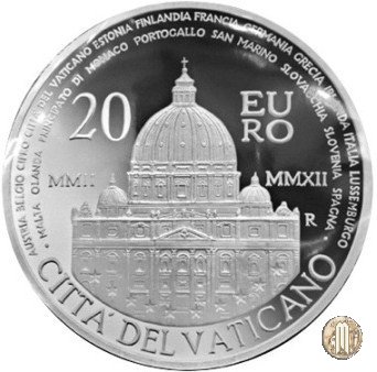 20 Euro 2012 Decennale Euro Vaticano 2012 (Roma)