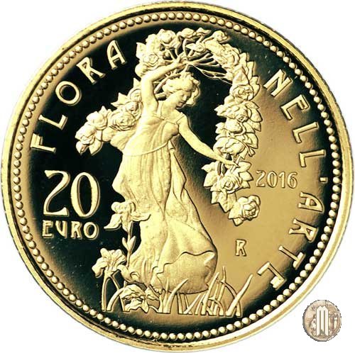 20 Euro 2016 Flora nell’Arte - Età Contemporanea 2016 (Roma)