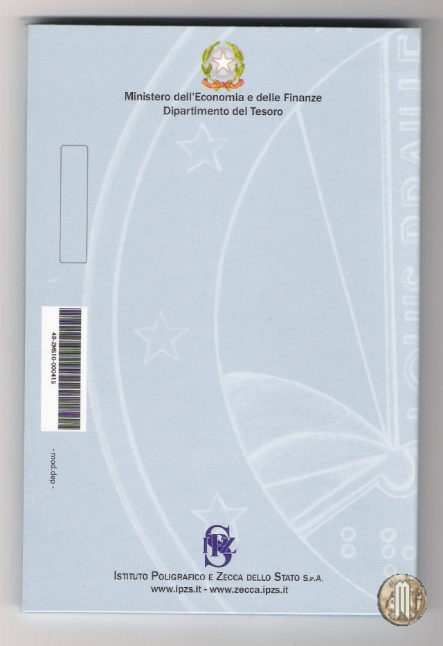2 Euro 2009 200° Anniversario della Nascita di Louis Braille 2009 (Roma)
