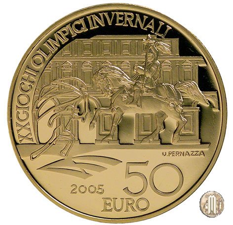 50 Euro 2005 XX Olimpiadi Invernali Torino 2006 - I em. 2005 (Roma)