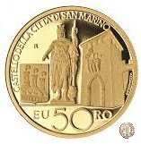 50 Euro 2011 Elementi Architettonici Sammarinesi CASTELLO DELLA CITTA' DI SAN MARINO 2011 (Roma)