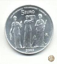 5 Euro 2003 Indipendenza, Tolleranza e Liberta' 2003 (Roma)