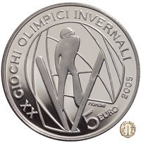 5 Euro 2005 XX Olimpiadi Inv. Torino 2006 -III em. 2005 (Roma)