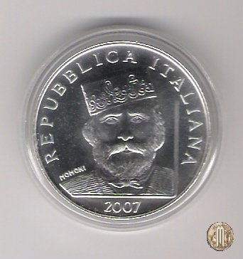 5 Euro 2007 200° Ann. nasc. Giuseppe Garibaldi 2007 (Roma)