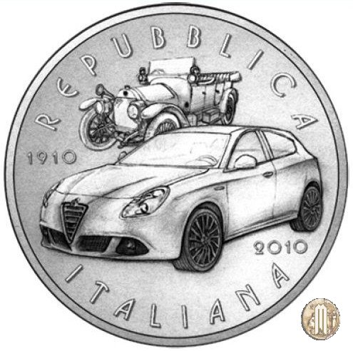 5 Euro 2010 Centenario Alfa Romeo 2010 (Roma)