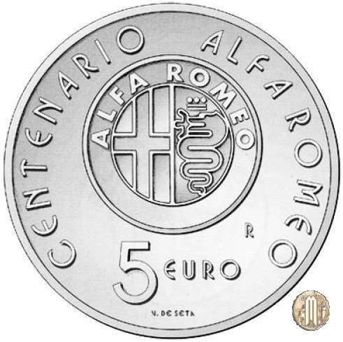 5 Euro 2010 Centenario Alfa Romeo 2010 (Roma)