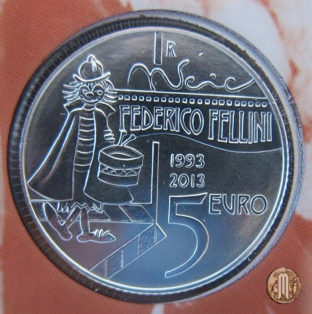 5 Euro 2013 20&deg; Ann. morte Federico Fellini 2013 (Roma)