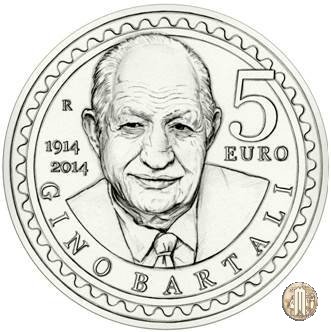 5 Euro 2014 100° Anniversario della Nascita di Gino Bartali 2014 (Roma)