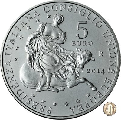 5 Euro 2014 Semestre di Presidenza Italiana dell'Unione Europea 2014 (Roma)