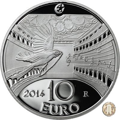 10 Euro 2014 Gioacchino Rossini 2014 (Roma)