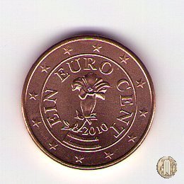 1 centesimo di Euro 2010 (Vienna)