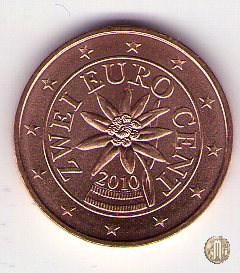 2 centesimi di Euro 2010 (Vienna)