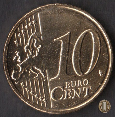 10 centesimi di Euro 2008 (Parigi)