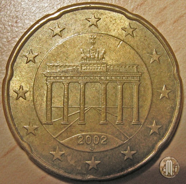 20 centesimi di Euro 2002 (Amburgo)