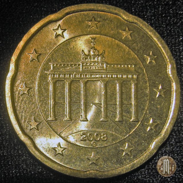 20 centesimi di Euro 2008 (Karlsruhe)