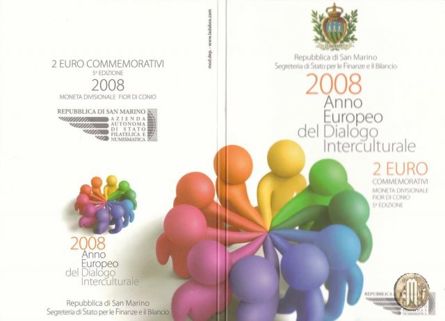 2 Euro 2008 Anno Europeo del Dialogo Interculturale 2008 (Roma)