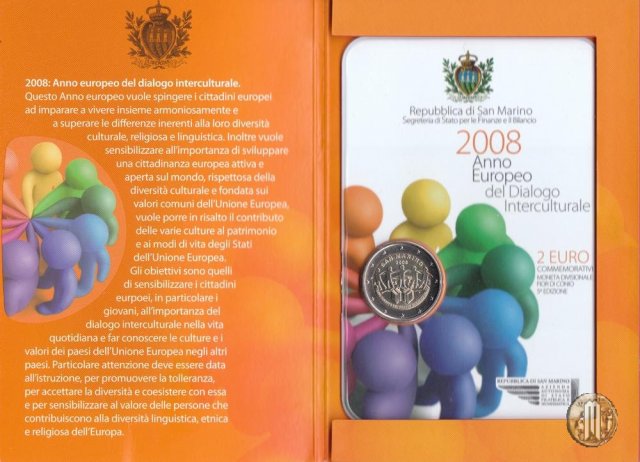 2 Euro 2008 Anno Europeo del Dialogo Interculturale 2008 (Roma)