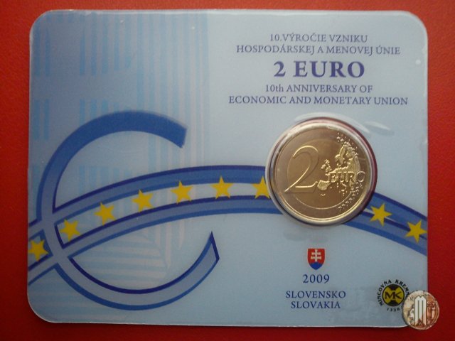 2 Euro 2009 10°Anniversario dell'EMU 2009 (Kremnica)