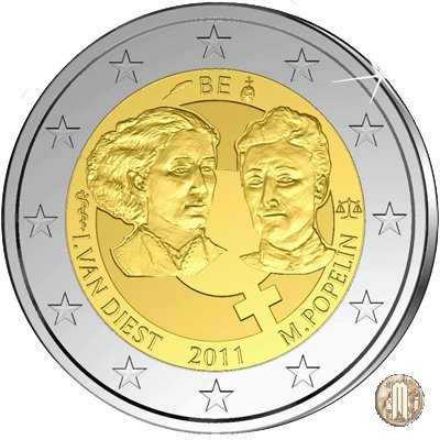 2 Euro 2011 100° Anniversario della Giornata delle Donne 2011 (Bruxelles)