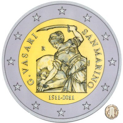 2 Euro 2011 500° Anniversario della Nascita di Giorgio Vasari 2011 (Roma)