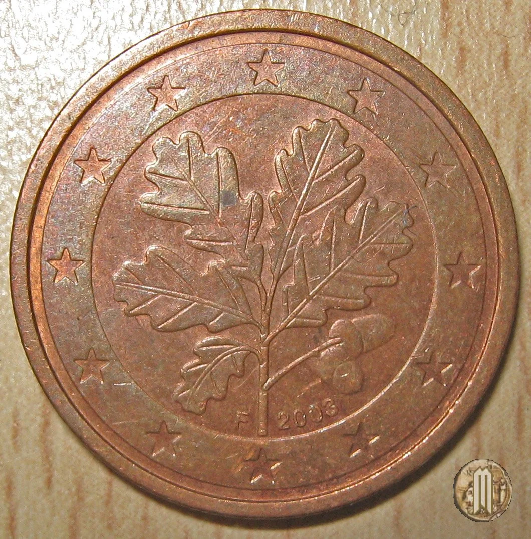 2 centesimi di Euro 2003 (Stoccarda)