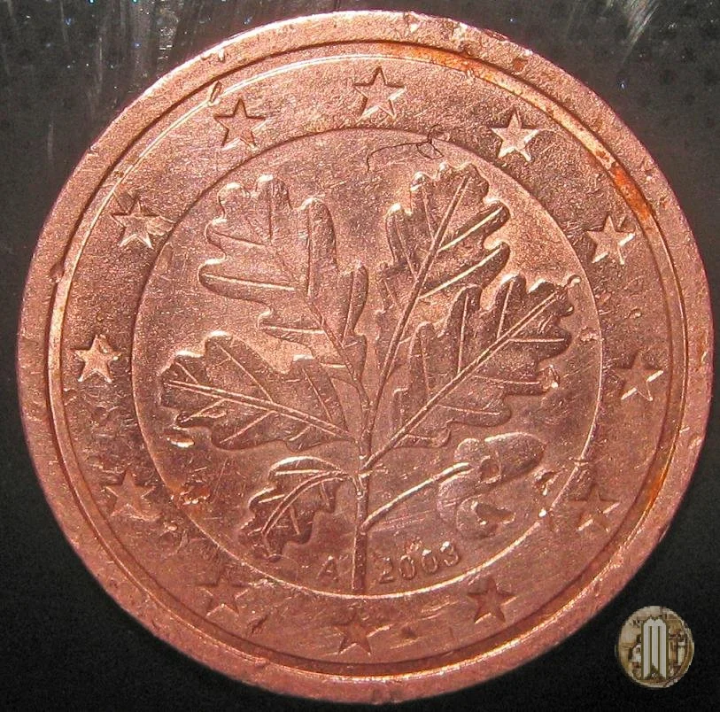 2 centesimi di Euro 2003 (Berlino)