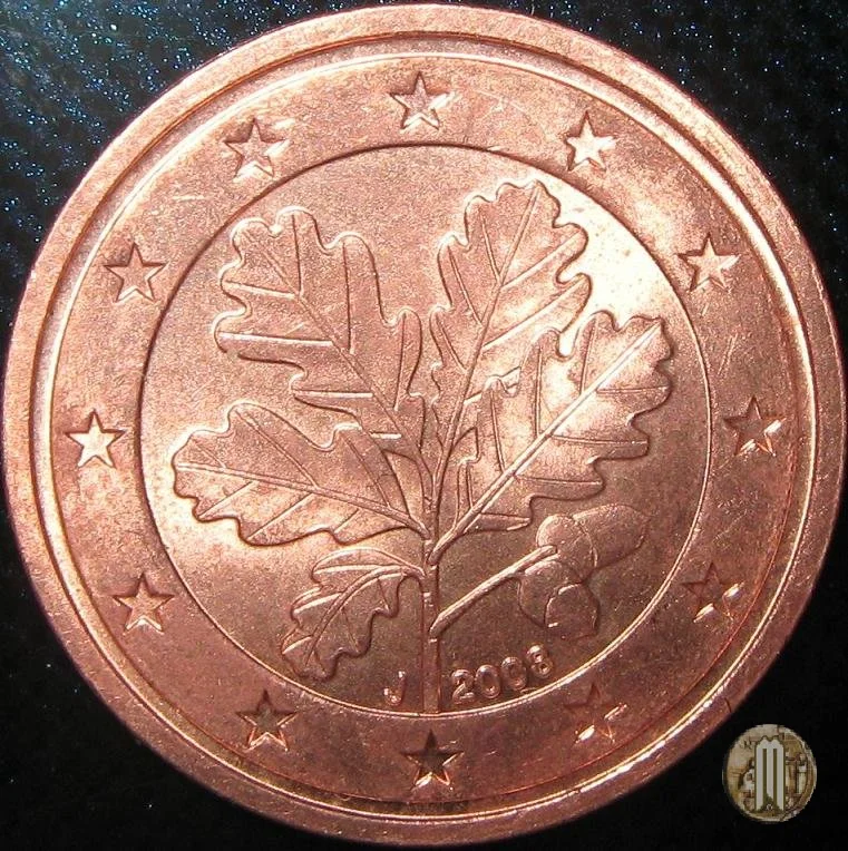 2 centesimi di Euro 2008 (Amburgo)