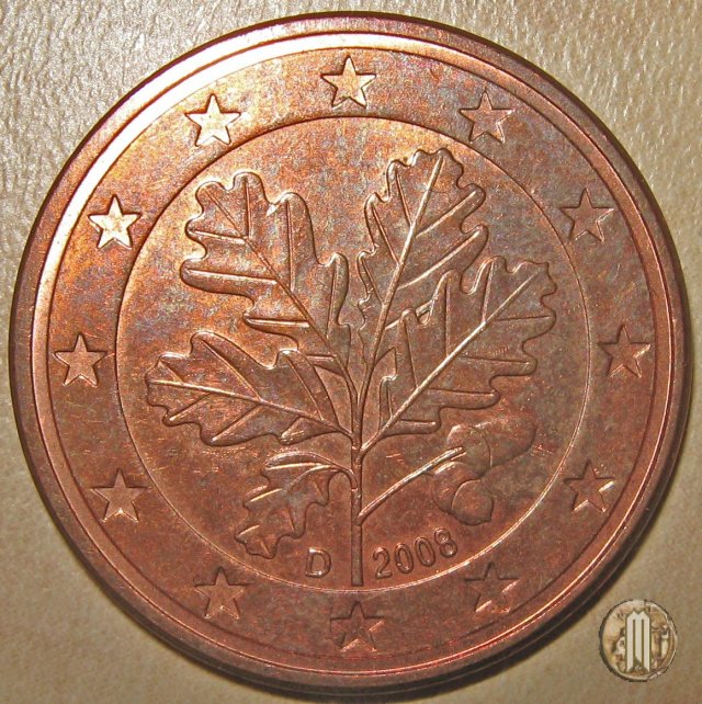 5 centesimi di Euro 2008 (Monaco)