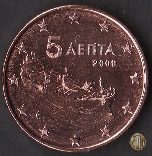 5 centesimi di Euro 2009 (Halandri)