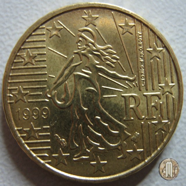 10 centesimi di Euro 1999 (Parigi)