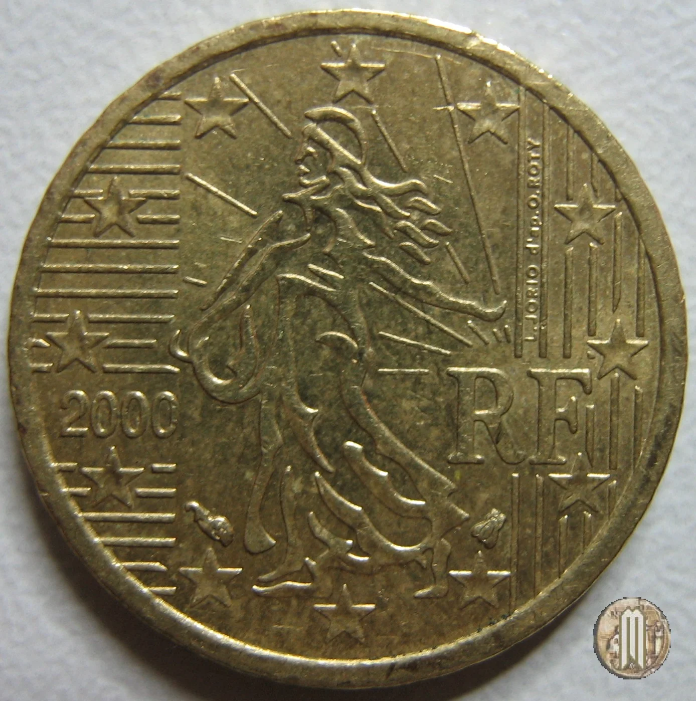 10 centesimi di Euro 2000 (Parigi)