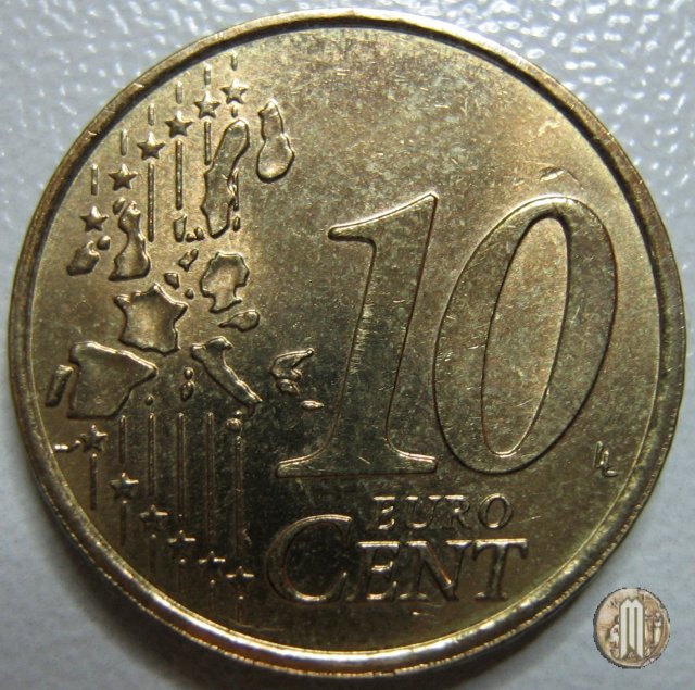 10 centesimi di Euro 2001 (Parigi)