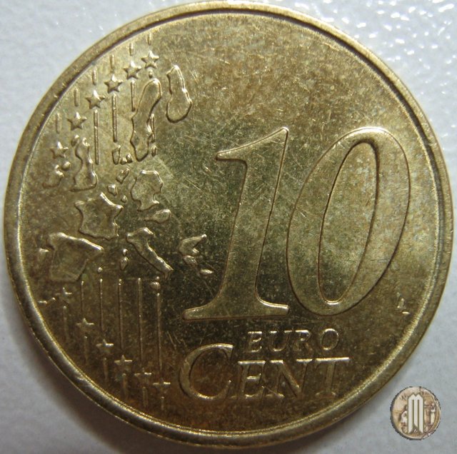 10 centesimi di Euro 2002 (Parigi)