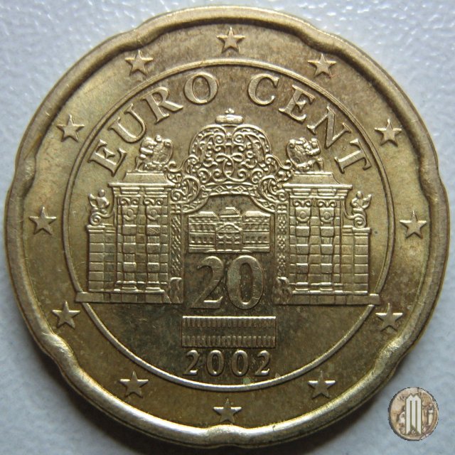 20 centesimi di Euro 2002 (Vienna)