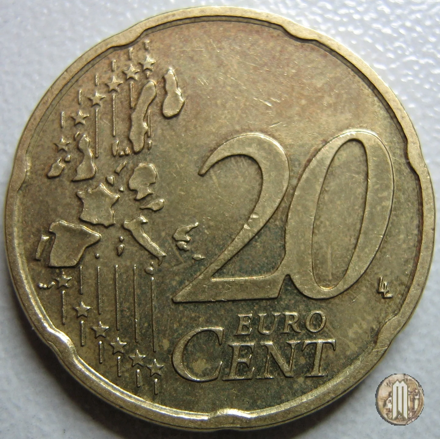 20 centesimi di Euro 2002 (Utrecht)
