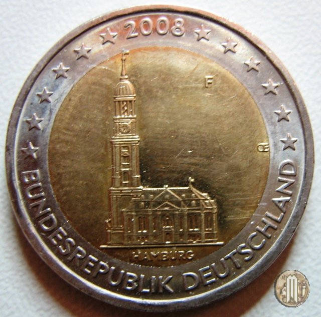 2 Euro 2008 Hamburg: St. Michaeliskirche 2008 (Stoccarda)