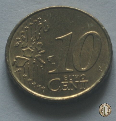 10 centesimi di Euro 1999 (Utrecht)