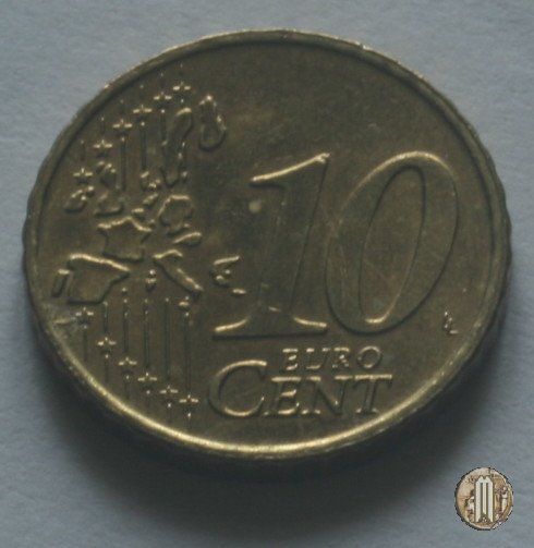 10 centesimi di Euro 2001 (Utrecht)