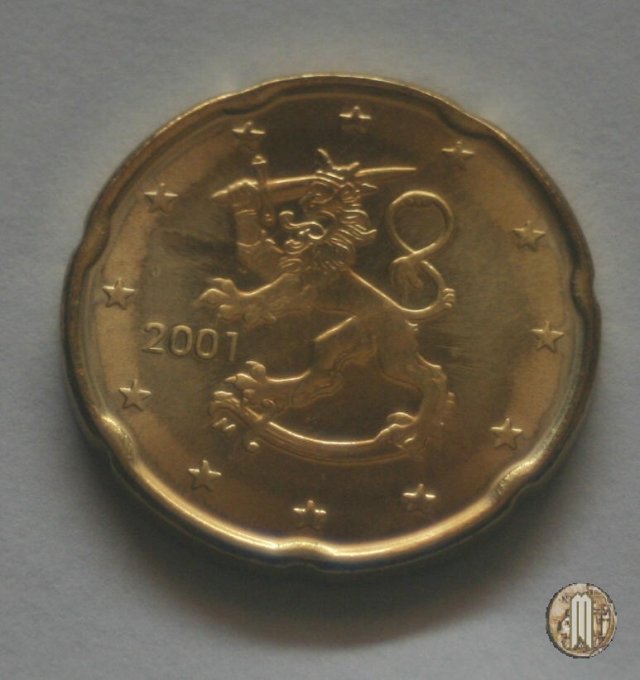 20 centesimi di Euro 2001 (Vantaa)